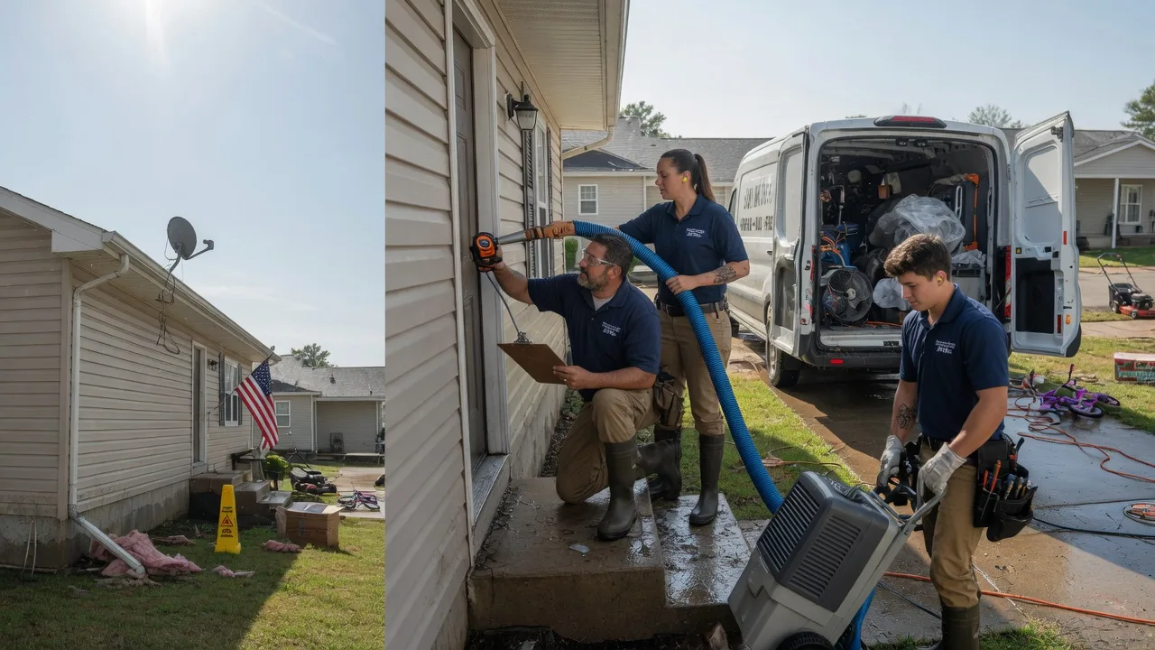 Ceiling Water Damage Restoration in Hillsboro, TX near me